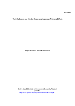 Tacit Collusion and Market Concentration under Network Effects