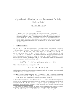 Algorithms for Dualization over Products of Partially Ordered Sets&lowast;