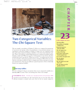 The chi-square test - Yosemite Community College District