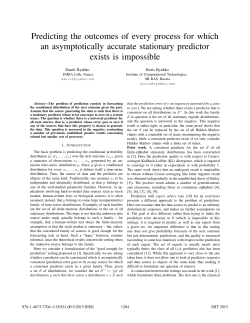 Predicting the Outcomes of Every Process for Which