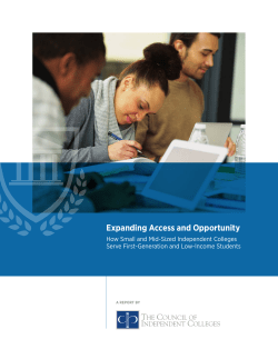 Expanding Access and Opportunity