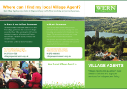 VILLAGE AGENTS Where can I find my local Village Agent?