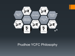 PowerPoint Presentation - Prudhoe Youth Club Football Club