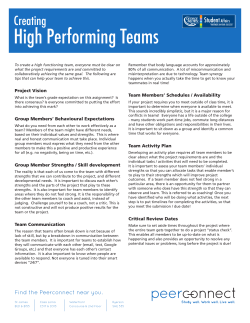 High Performing Teams - George Brown College