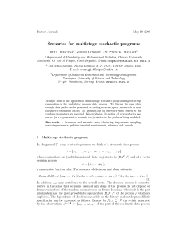 Scenarios for multistage stochastic programs