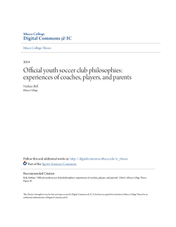 Official youth soccer club philosophies: experiences of coaches