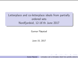 Letterplace and co-letterplace ideals from partially ordered sets