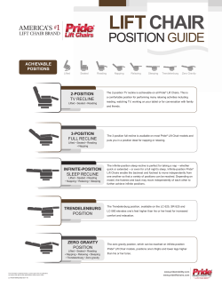 Lift Chair Position Guide