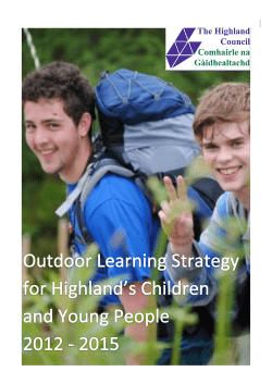 Outdoor Learning - Highland Council