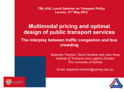 Multimodal pricing and optimal design of public transport services