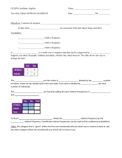 2.10.14 Freq Tables Notes Outline
