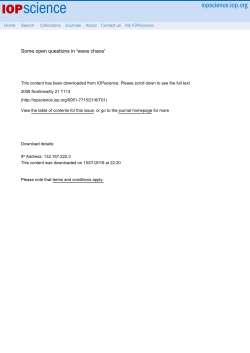 Open Problem - D&eacute;partement de Math&eacute;matiques d`Orsay