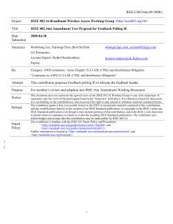 TGm MIMO-DG Contribution Draft 3