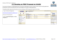 3.1 Develop an FRDF Proposal - Science v1