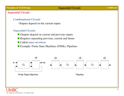 Sequential Logic Design