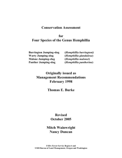 four species of genus hemphillia