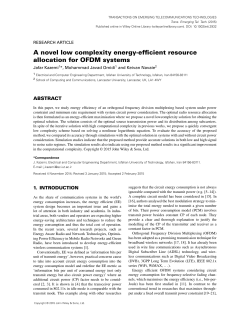 A novel low complexity energy-efficient resource allocation for