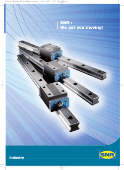 SNR : We get you moving!