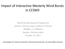 Interactive Westerly Wind Burst modulation by the SST