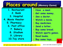 Game Vocabulary (pre teach)