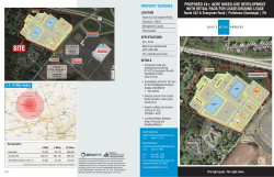 proposed 24&plusmn; acre mixed-use development with retail pads for