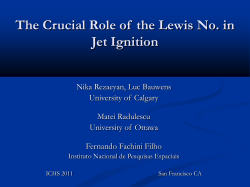 the crucial role of the lewis number in jet ignition