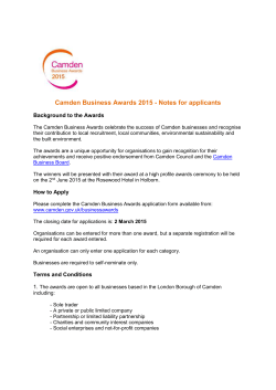 Notes for Applicants