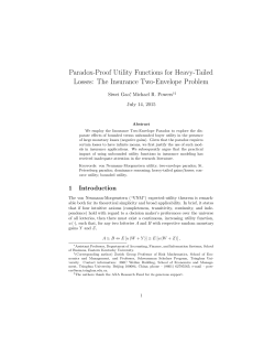Paradox-Proof Utility Functions for Heavy-Tailed Losses