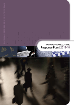 National Organised Crime Response Plan 2015&ndash;18