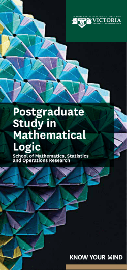 Postgraduate Study in Mathematical Logic