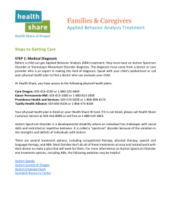 STEP 6: ABA Treatment - Health Share of Oregon
