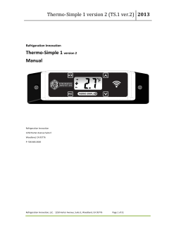 Thermo-Simple 1 (TS.1) - Thermosimple thermometer