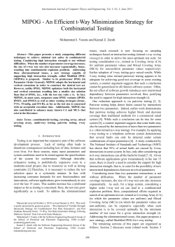 MIPOG - An Efficient t-Way Minimization Strategy for Combinatorial