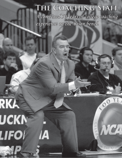 The Coaching Staff - Bucknell Athletics