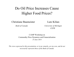 Do Oil Price Increases Cause Higher Food Prices?