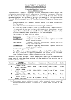 micro - Department of Economics@University of Burdwan