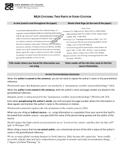 Example research paragraph to show MLA in