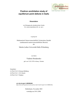 Positron annihilation study of equilibrium point defects in GaAs
