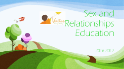 Sex and Relationships Education 2016