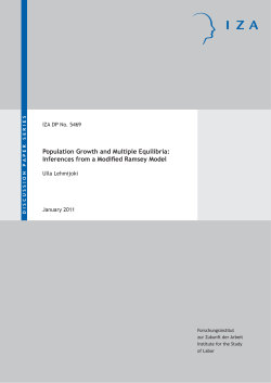 Population Growth and Multiple Equilibria: Inferences from a
