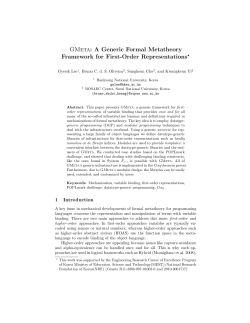 GMeta: A Generic Formal Metatheory Framework for First