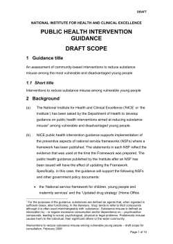 Scope template - guidelines