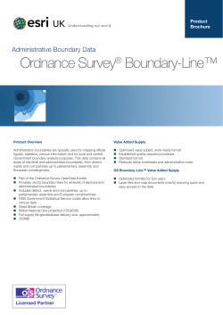 Ordnance Survey&reg; Boundary-Line