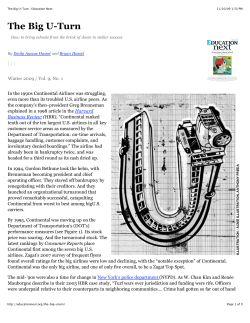 The Big U-Turn : Education Next