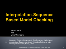 Interpolation-Sequence Based Model Checking