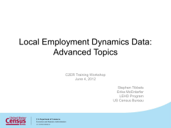 LED Data: Advanced Topics