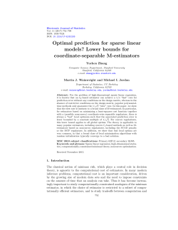 Optimal prediction for sparse linear models? Lower