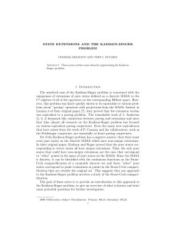 State extensions and the Kadison-Singer problem