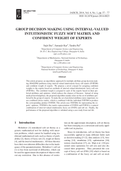 group decision making using interval-valued intuitionistic fuzzy soft