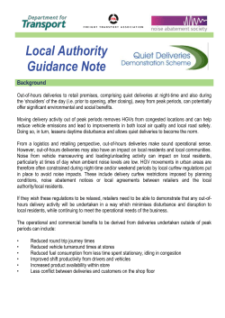 QDDS local authority guidance note